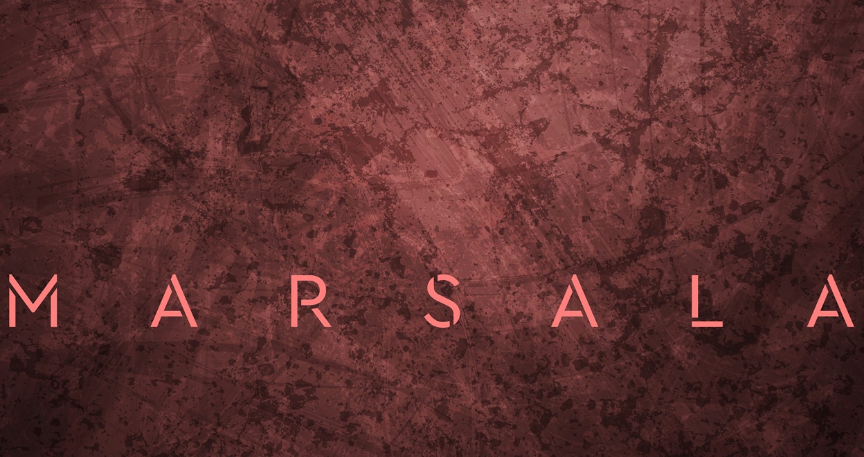 color marsala 2015 vector background of grunge wall