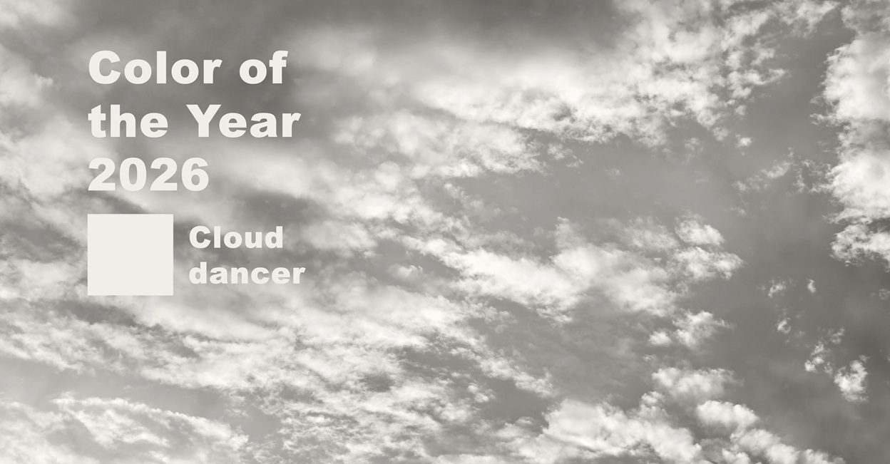 cloud dancer color trend for the year 2026