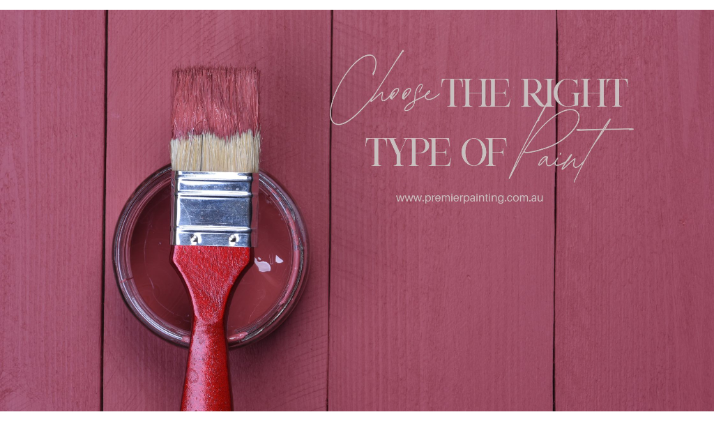 choose the right type of paint blog banner